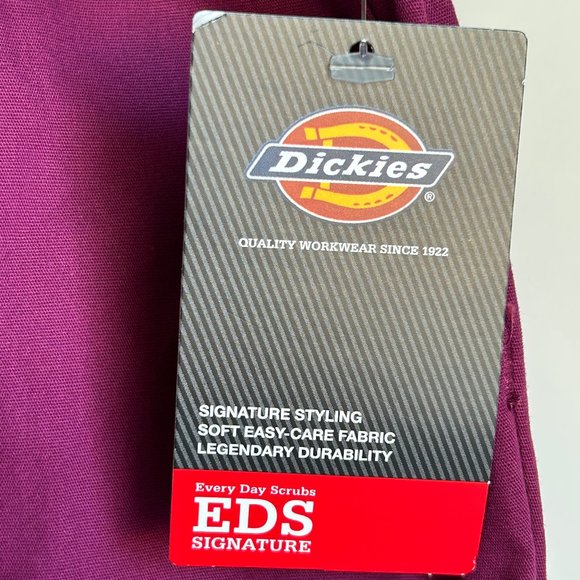 NWT Dickies EDS Signature Cargo Scrub Pants {86106} Size Small Wine - Picture 2 of 9